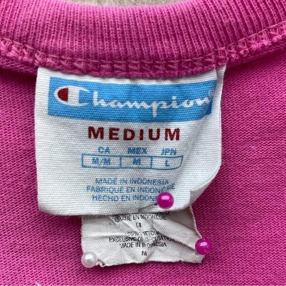 Women's Champion Embroidered Logo Tshirt M - Picture 5 of 7